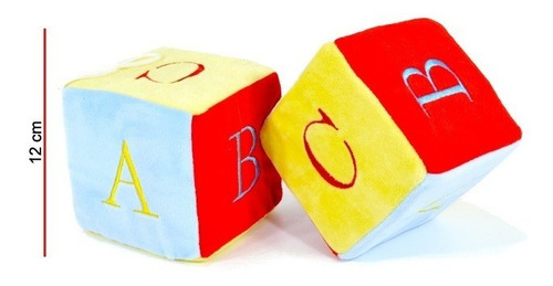 Imagen 3 de 5 de Cubo Didáctico Con Sonajero Y Letras Phi Phi Toys 2549