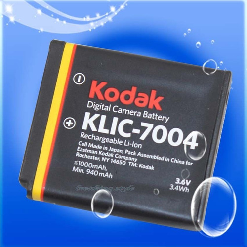 Genuino Original Kodak Klic-7004 Batería Para Cámara De Víde