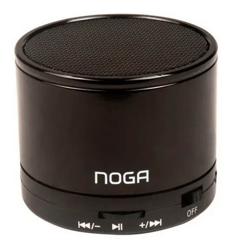 Parlante Portatil Noga Ngs-025 Con Bluetooth Color Negro