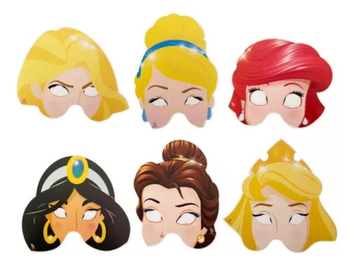 Antifaz Infantil Princesas Mascara Careta Disney Original