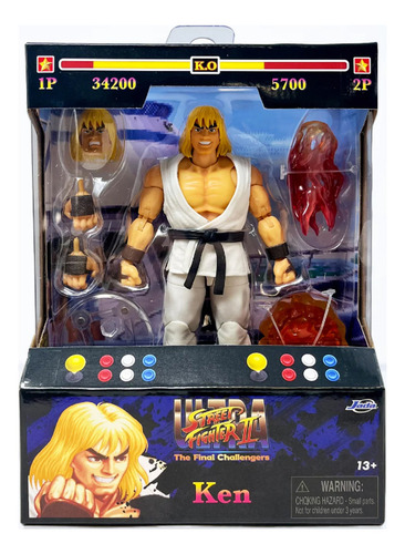 Ultra Street Fighter 2 - Ken (jogador 2) - Jada Toys