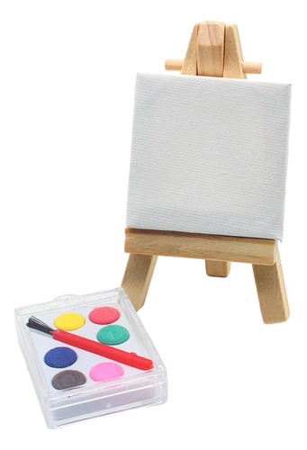 Juego De Herramientas De Pintura Para Casa De Muñecas,