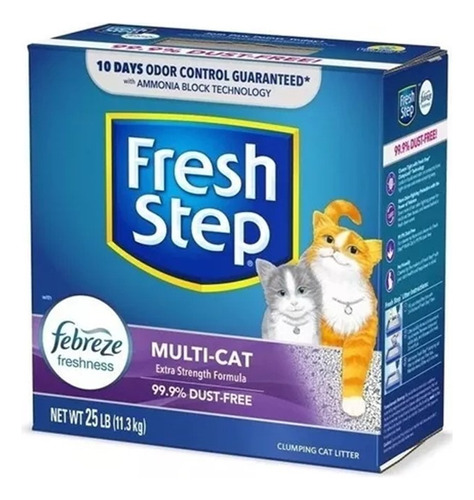 Fresh Step Arena Sanitaria Para Gatos Multi-cat X 25 Lb