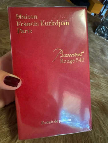 Perfume Baccarat Rouge 540 Extrait De Parfum 70 Ml Lacrado