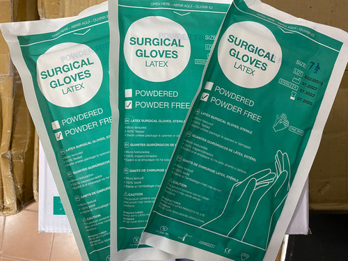 Guantes Quirúrgicos Estériles De Látex