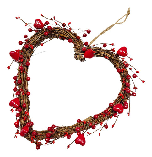 Corona Decorativa Para El Día De San Valentín, Decoración