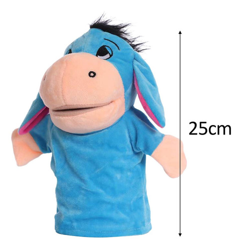 D Títeres Animales Peluche Para Niños, Burro Cebra