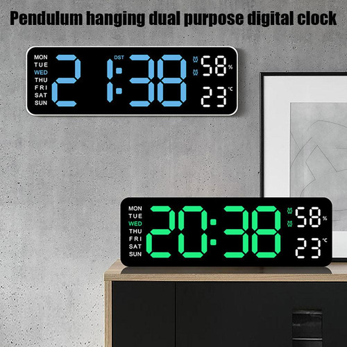 Reloj Electrónico Multifuncional Reloj De Pared Digital Led