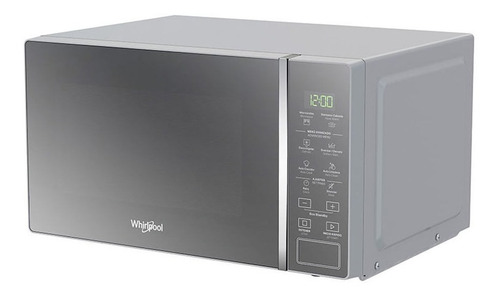 Microondas Whirlpool 20lt Silver Acabado En Espejo - Wm1807d