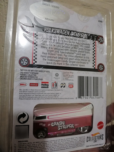 Hotwheels Rlc Drag Bus Candy Rosa Chicle (Usado)