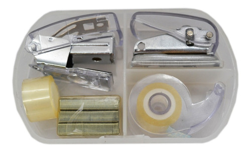 Imagen 1 de 3 de Set De Escritorio Office Con Estuche Compact 9,5x6 Cm.