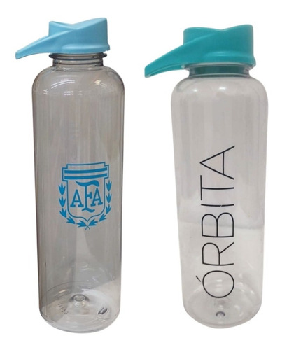 50 Botella Deportiva Plástico Logo Empresa Personalizado 