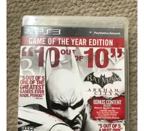 Comprar Video Juego Ps3 Batman Arkham City Solo Caja Goty Negro