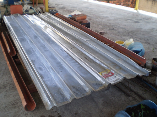 Imagen 4 de 10 de Lamina De Techo Acerada. Nueva 3,66 Mts X 0,86 Mts X 0,45mm