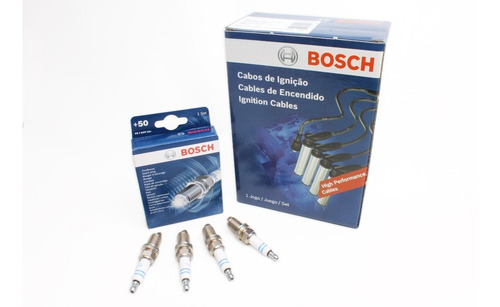 Cables Y Bujias P/ford Fiesta Ecosport Focus 1.6 Rocam Bosch