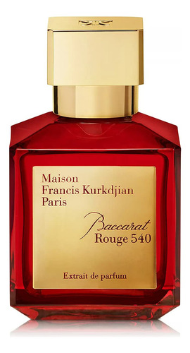 Perfume Maison Francis Kurkdjian Baccarat Rouge 540 70 Ml