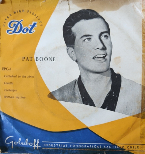 Vinilo Ep De Pat Boone April Love(-d82