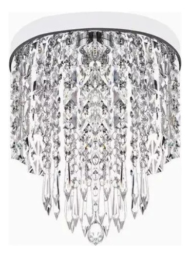 Lámpara Cristal Candelabro Colgante Moderna Elegante 2023
