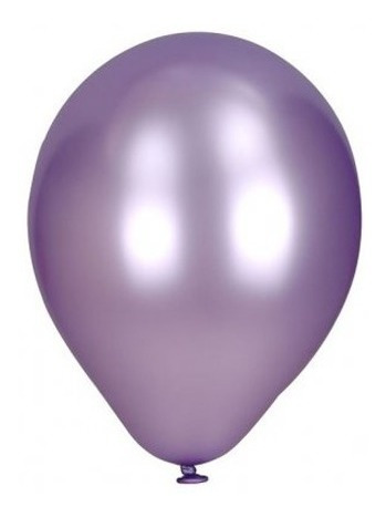 Globos Perlados Color Lila 12 Pulgadas X 50 U Decoración