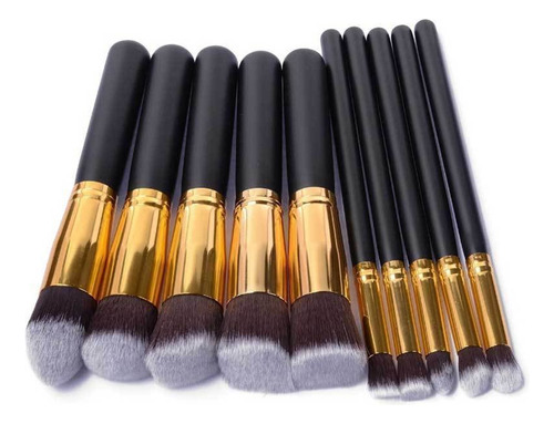 Brochas Para Maquillaje Set De 10 Pzas 