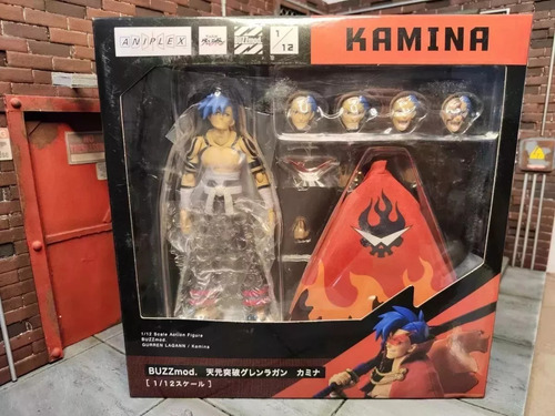 Buzzmod Kamina Tengen Toppa Gurren Lagann Figura De Accion (Usado)