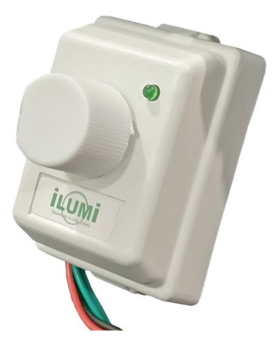 2pcs Dimmer Controle Velocidade Ventilador Exaustor Bivolt Cor Da Estrutura Branco Diâmetro 6 Cm 127/220v