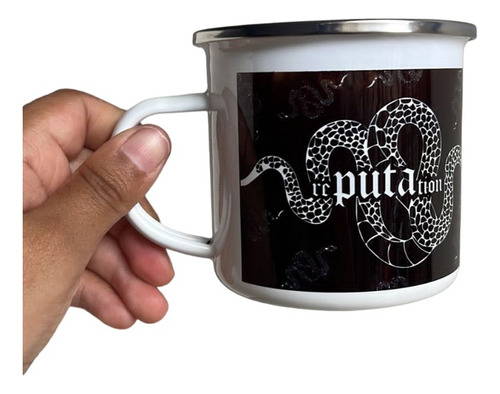 Taza Taylor Swift Peltre Vintage Reputation Personalizada