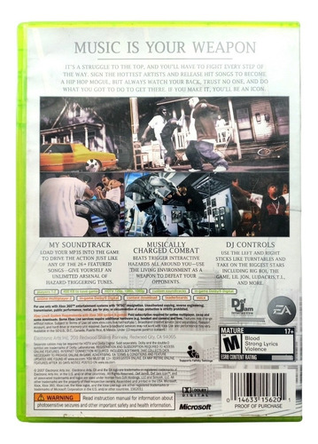 Def Jam Icon Xbox 360 Garantizado (Reacondicionado)