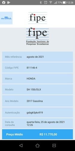 Imagem 6 de 7 de Honda Sh 150i
