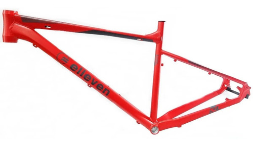 Imagem 4 de 4 de Quadro Elleven Gravity Vermelho Bicicleta Aro 29 Aluminio 17
