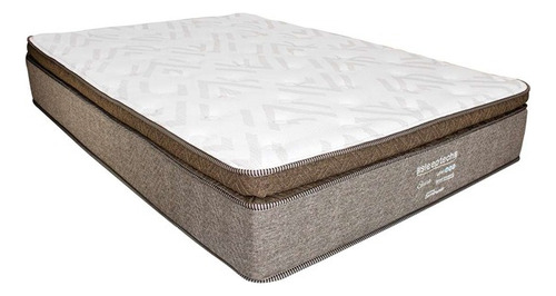 Colchón De Resortes King Size Dormimundo Spark 30 Cm Medio Color Dorado oscuro