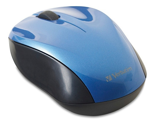 Mouse Óptico Inalámbrico Nano Color Azul Verbatim