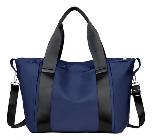 Bolsa Sacola Impermeável Com Alça Removível Grande Cor Azul