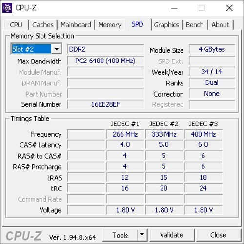 Memória Ddr2 800mhz 16gb (4 X 4gb) Apenas Para Amd