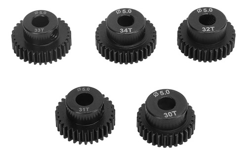 Conjunto De Pinhões Rc Gear De 5 Peças 30t 31t 32t 33t 34t D