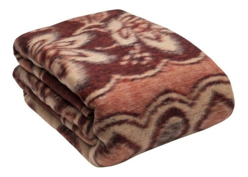 Imagen 1 de 1 de Cobija Binfa Sonata king color terracota y beige de 2.4m x 2.1m