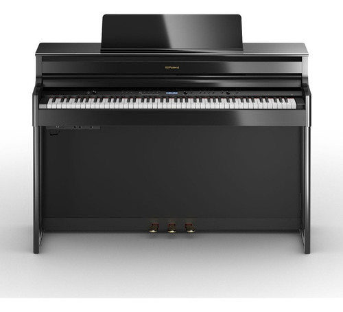 Piano Digital Con Mueble Roland Hp704pe Ebano Pulido