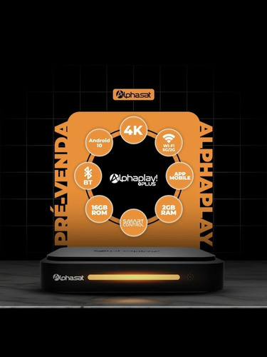 Alphaplay Aparelho 4k Fio Compatível Com Android