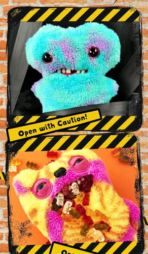 Para Juguetes De Peluche Fuggler Starry Monster, Divertido
