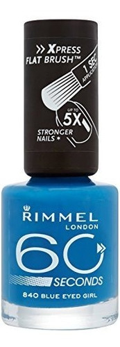 Esmalte De Uñas - Rimmel London 60 Seconds Nail Polish - Blu