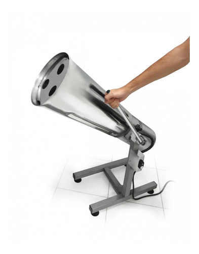 Imagen 2 de 3 de Licuadora industrial Metvisa LQ.25 25 L plateada 220V