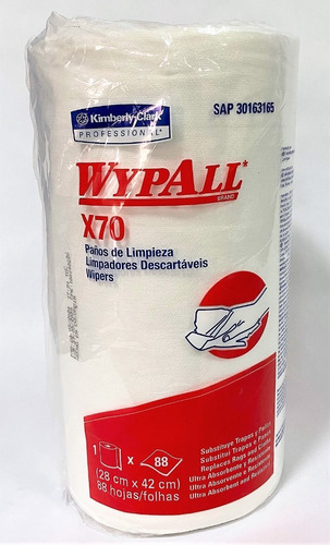 Imagen 5 de 6 de Paños De Limpieza Industrial Wypall X70 Tienda Fisica