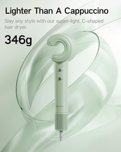 Secador De Pelo Blex C1 - Secado Rápido De 5 Minutos, Motor