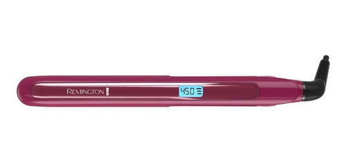 Plancha de cabello Remington Pro 1" Flat Iron with Triple Infusion Micro-Conditioner Technology borgoña con placas de cerámica 110V - S7740