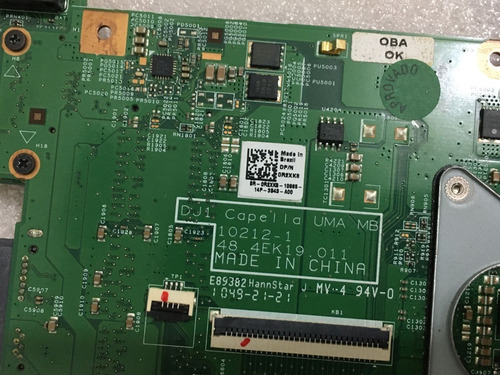 Imagem 5 de 10 de Placa Mãe Notebook Dell Inspiron 14 N4030 + I3 M380