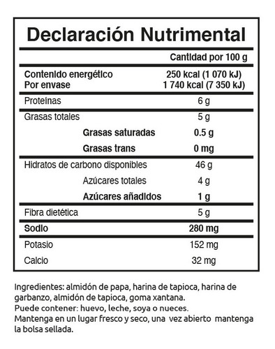 Imagen 2 de 4 de Harina Sin Gluten Para Pizza Clementina