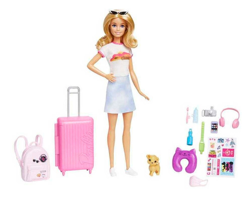 Barbie Entretenimiento Muñeca Viajera