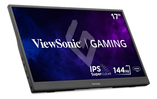 Monitor Portátil Viewsonic Vx1754 Para Juegos De 17 Ips 10