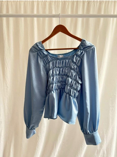 Blusa De Seda Al Cuerpo Tendencia Talle Plus Size 6 - 10 Cci