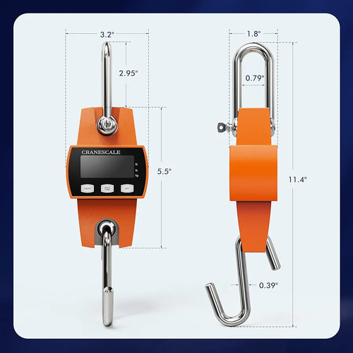 Balanza Báscula 300kg Pantalla Lcd A Pilas Naranja O Segun Disponibilidad De Stock
